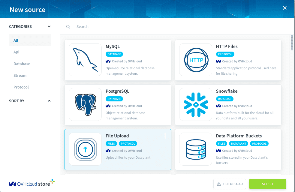 2.1. Create the Data Source — Datacatalog