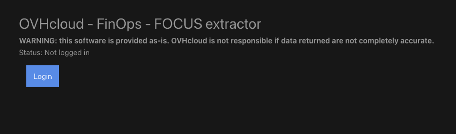 1. Retrieve the FOCUS file — Finops lab
