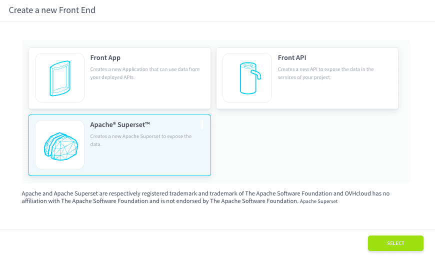 Step 1: Add Apache Superset into Application Services — Superset (2)
