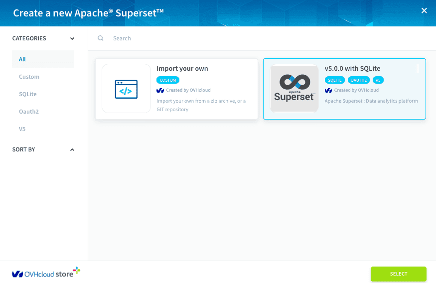 Step 1: Add Apache Superset into Application Services — Superset (3)