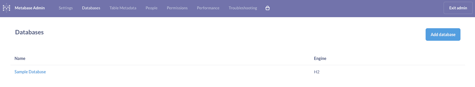 Step 3: Configure Trino in Metabase — Metabase (2)