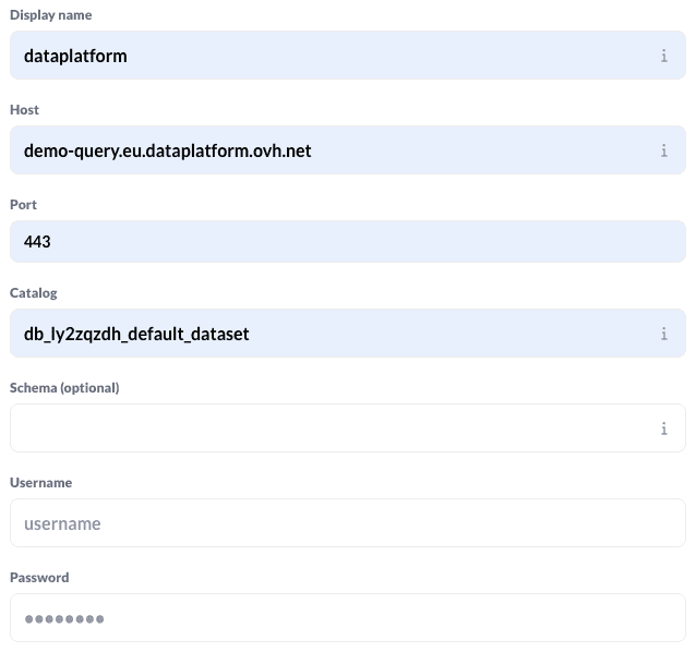 Step 4: Provide Connection Details — Metabase