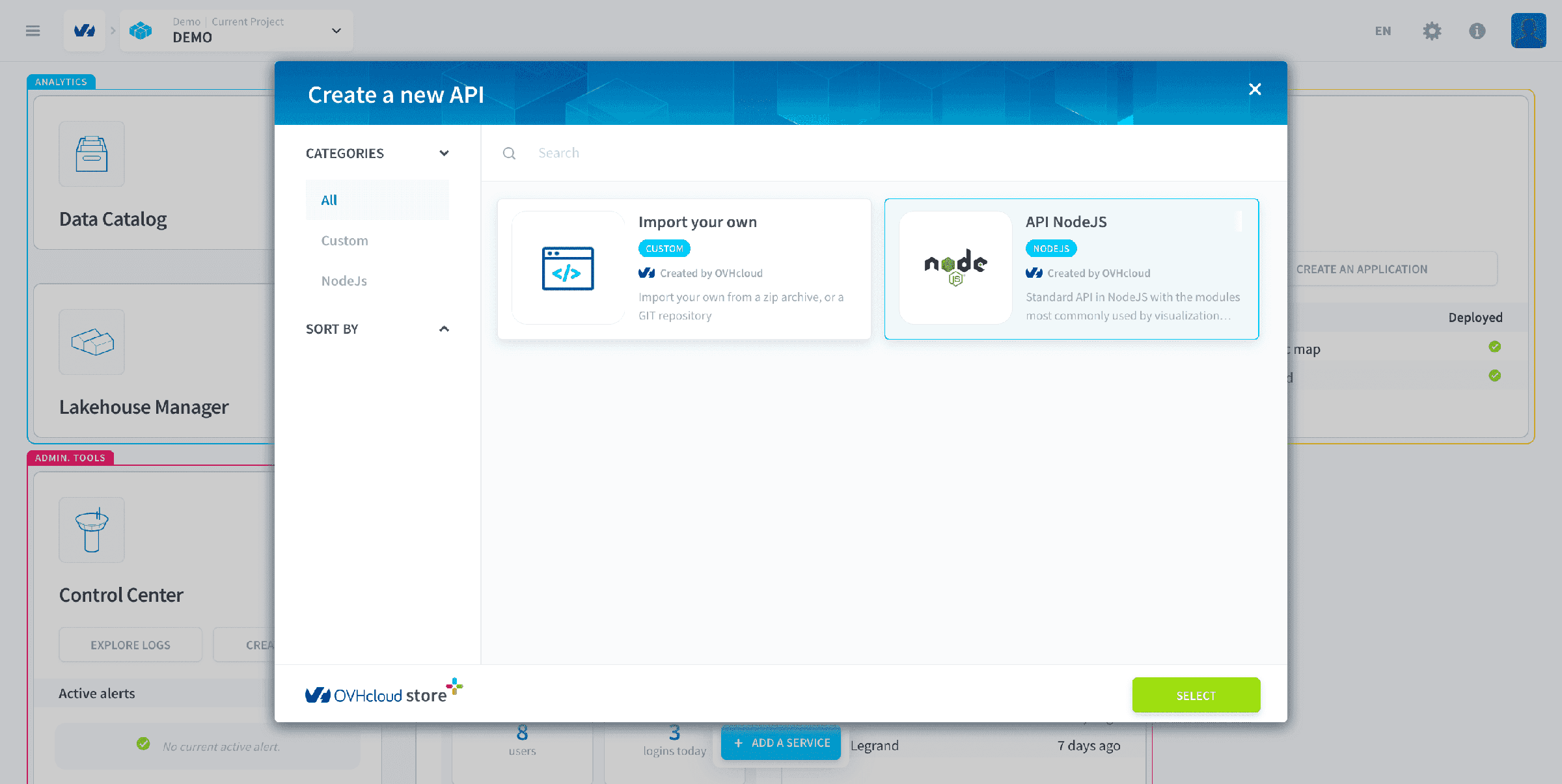 API store