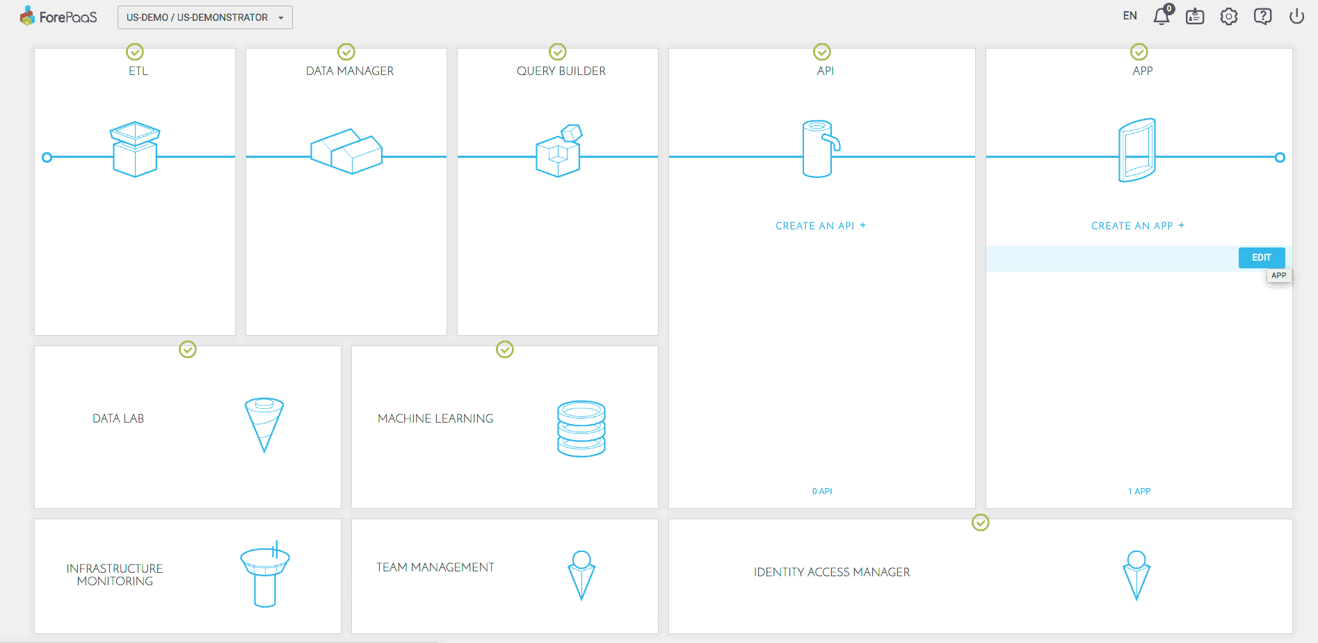 What to do — App interface