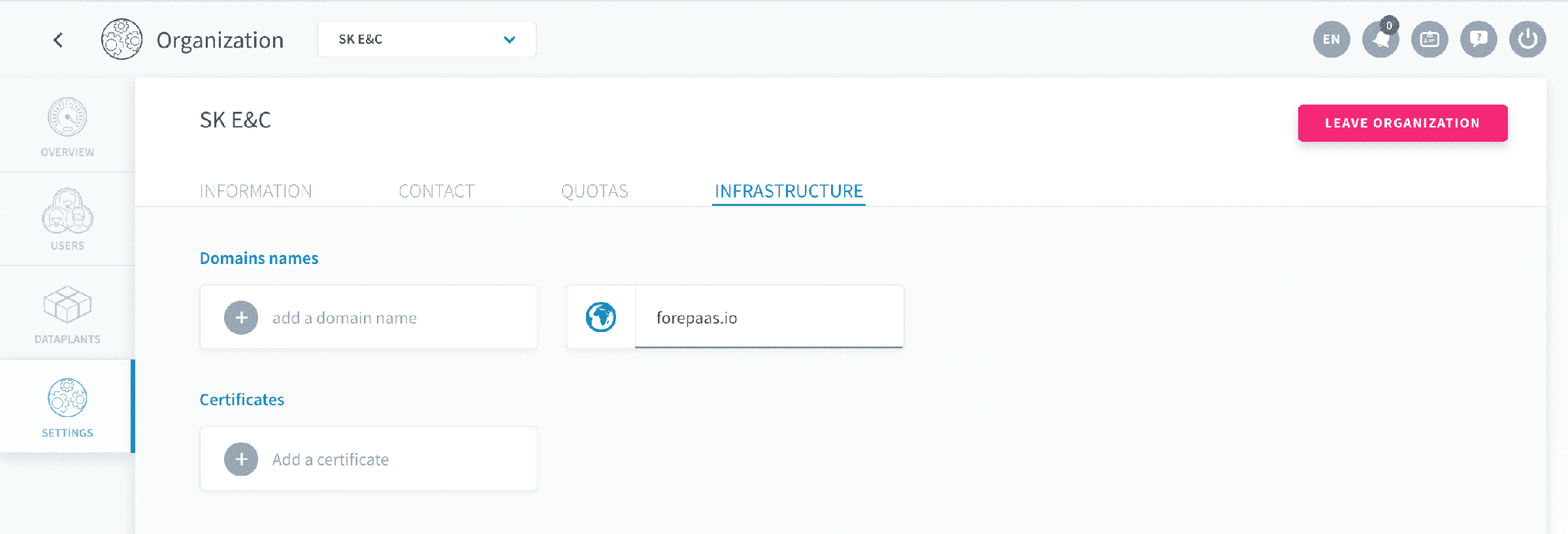 Infrastructure