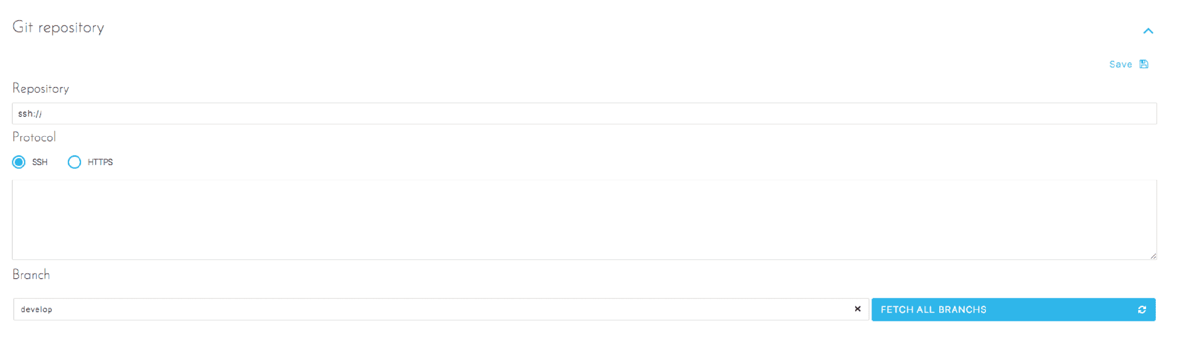 What to do — Git repository settings
