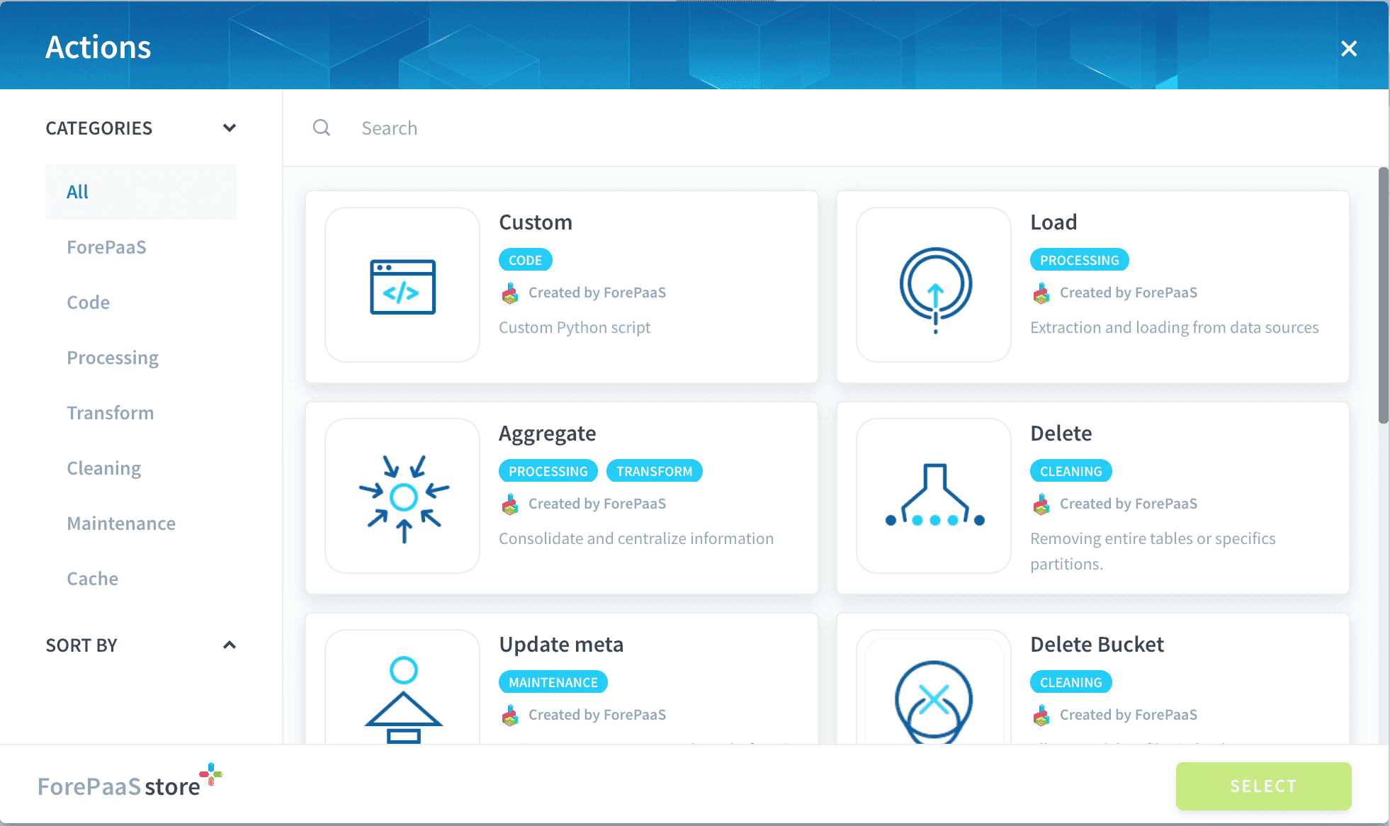 Create an action — Typeofactions