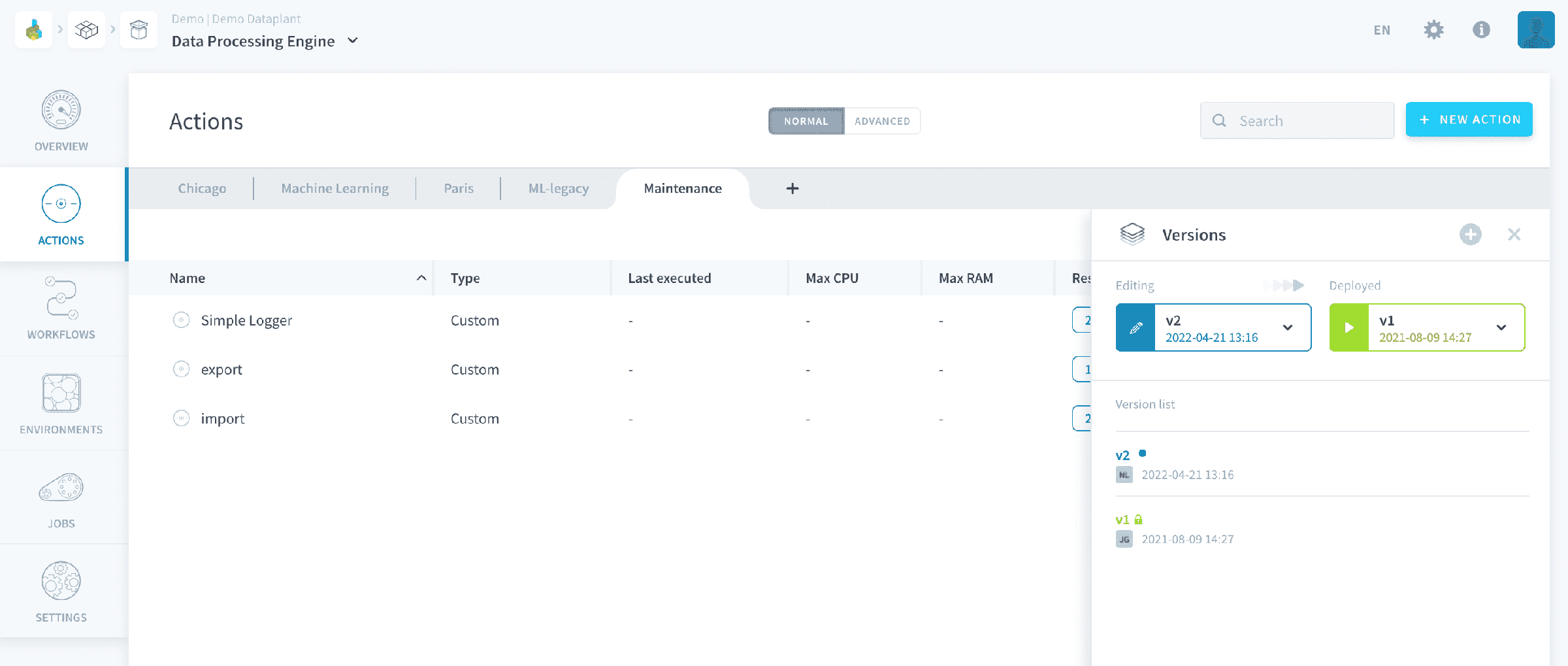 Use the Platform Version Control System — Versioning fp3