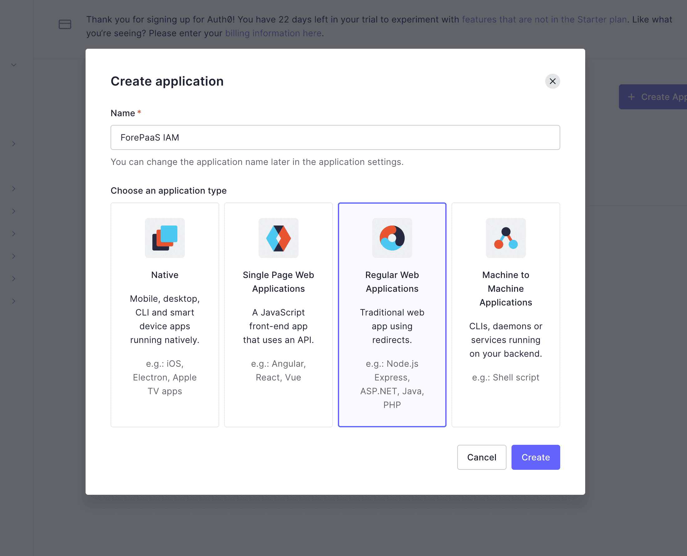 App registration
