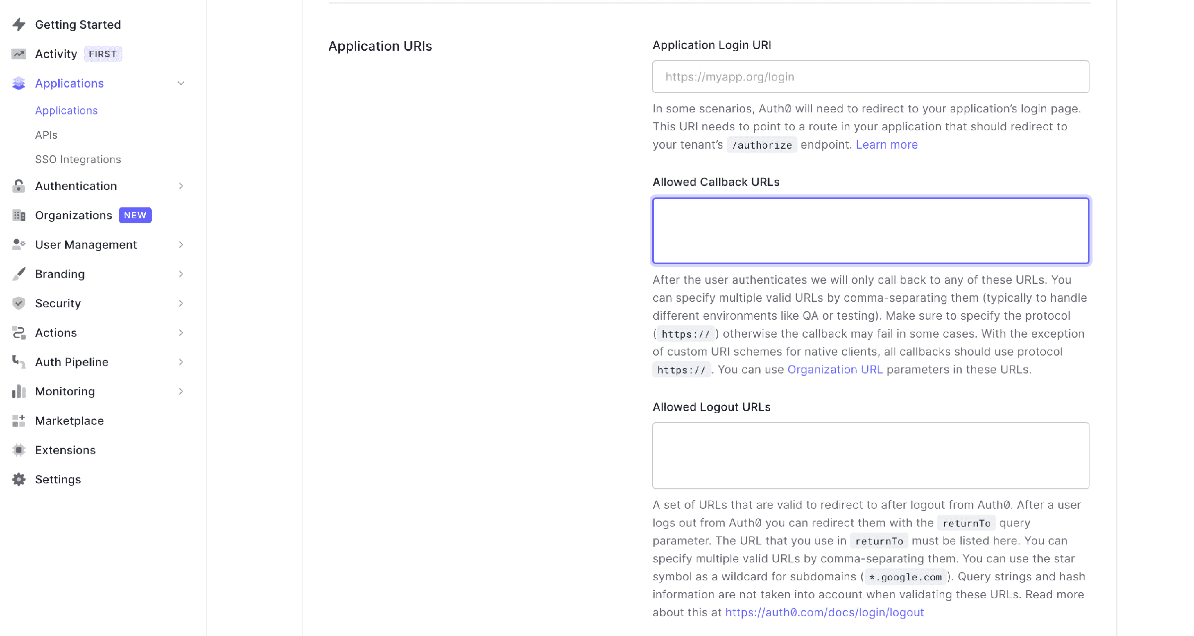 App registration