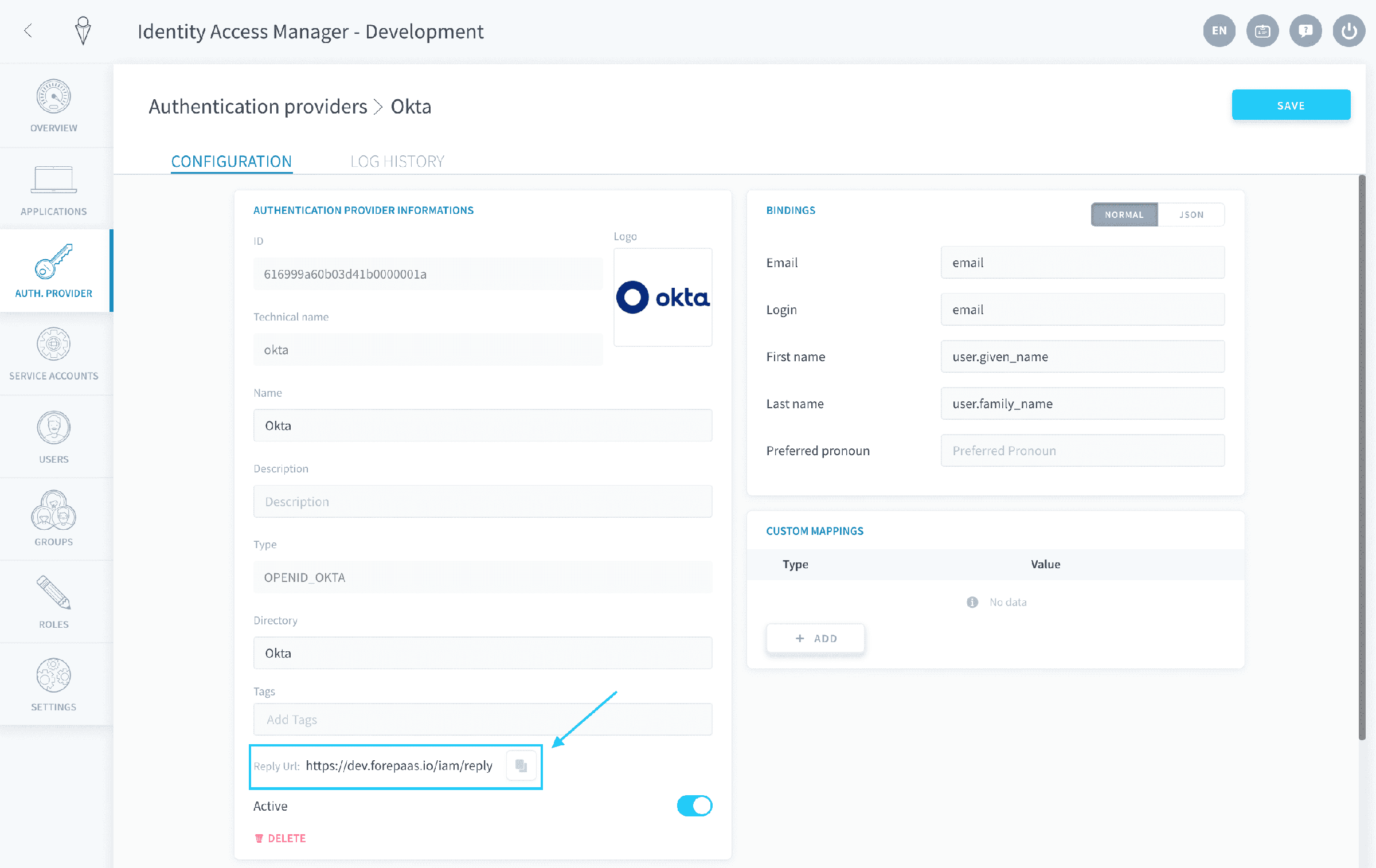 App registration