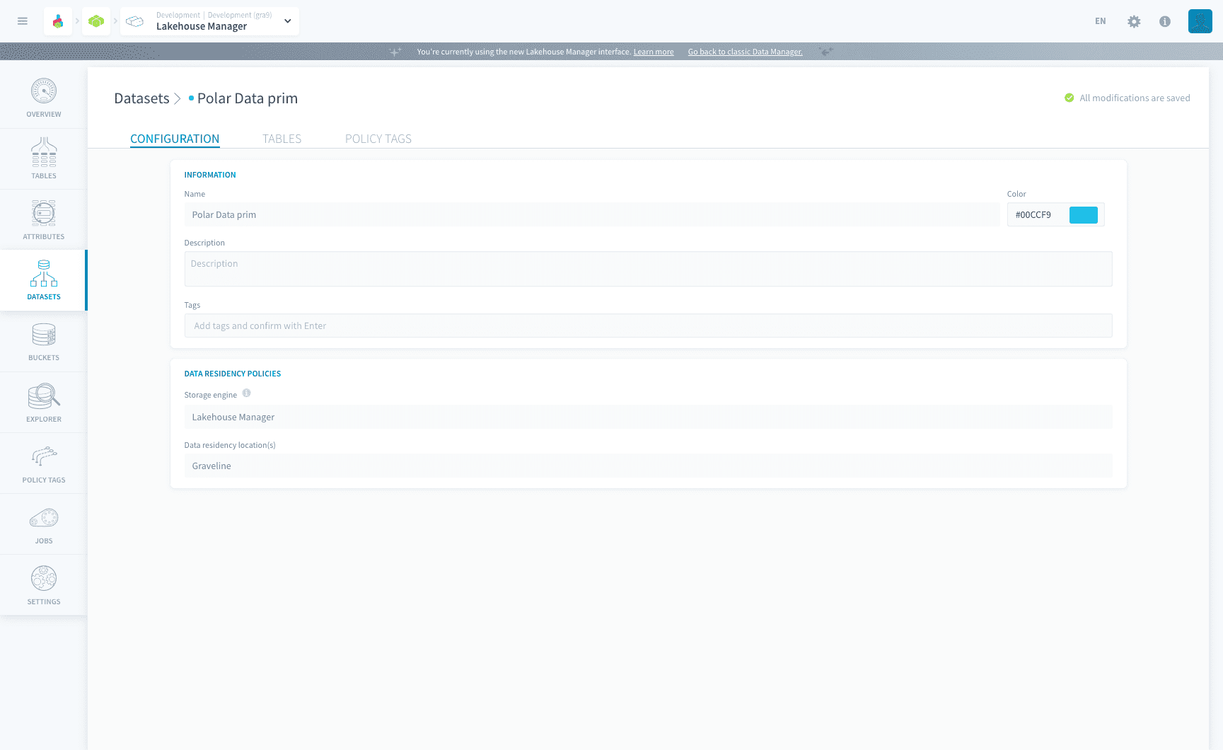 Dataset Management — Datasets