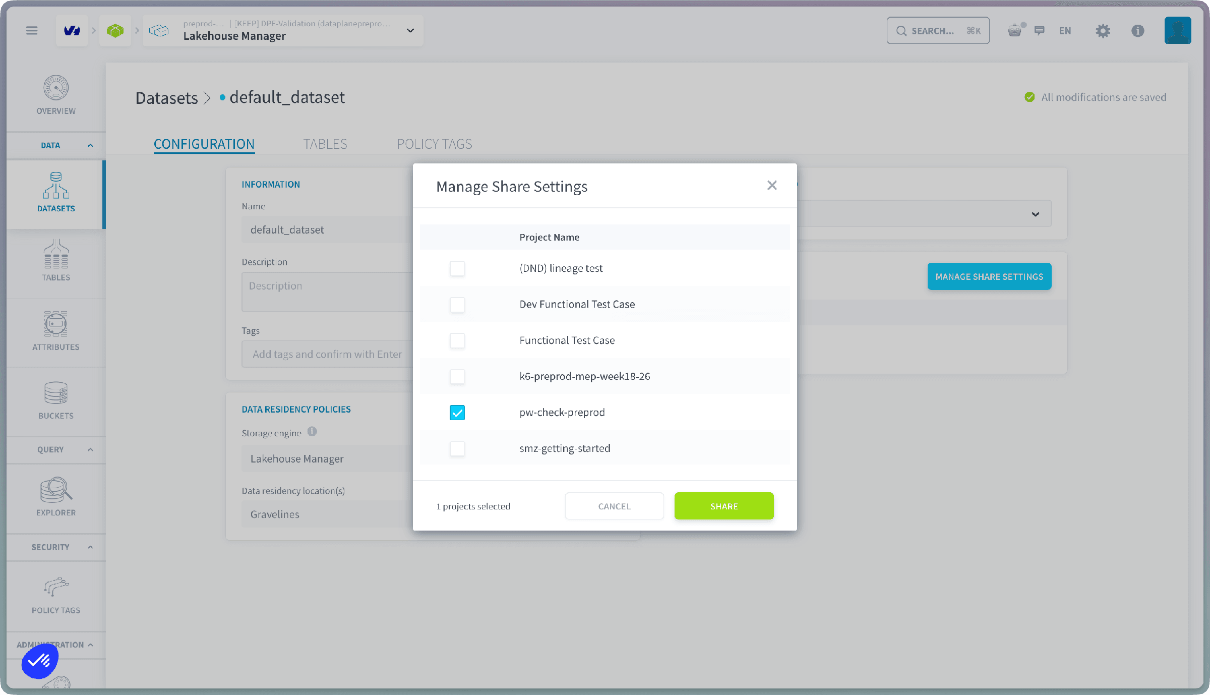 Share a dataset — Share (2)