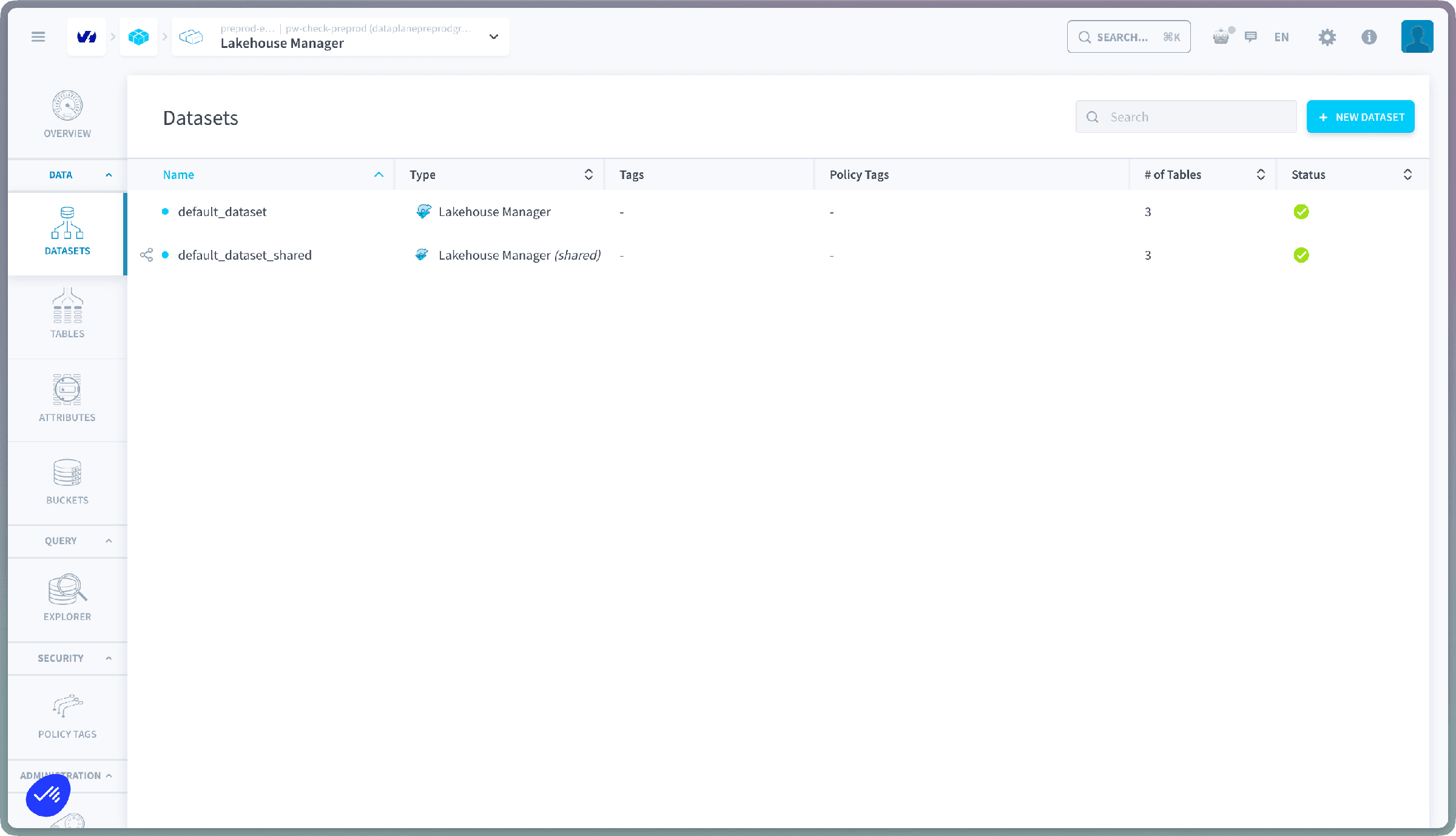 On the receiving project — Share