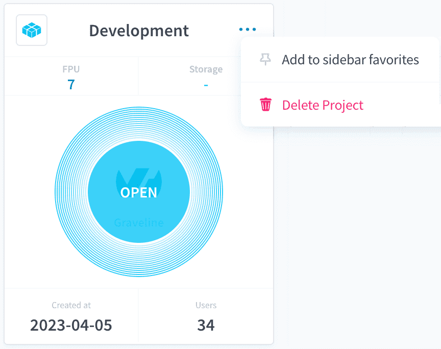 Project Menu