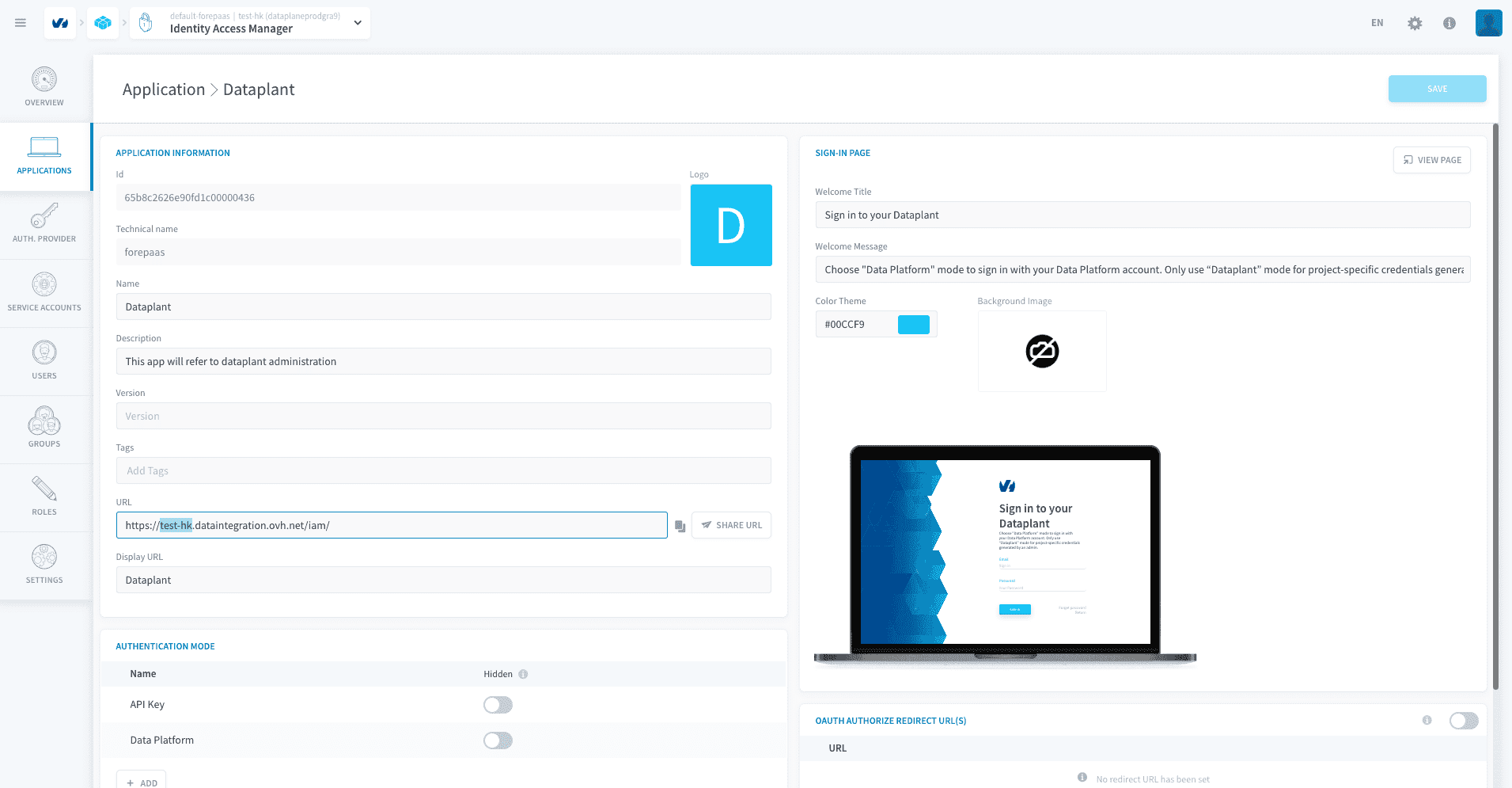 project subdomain