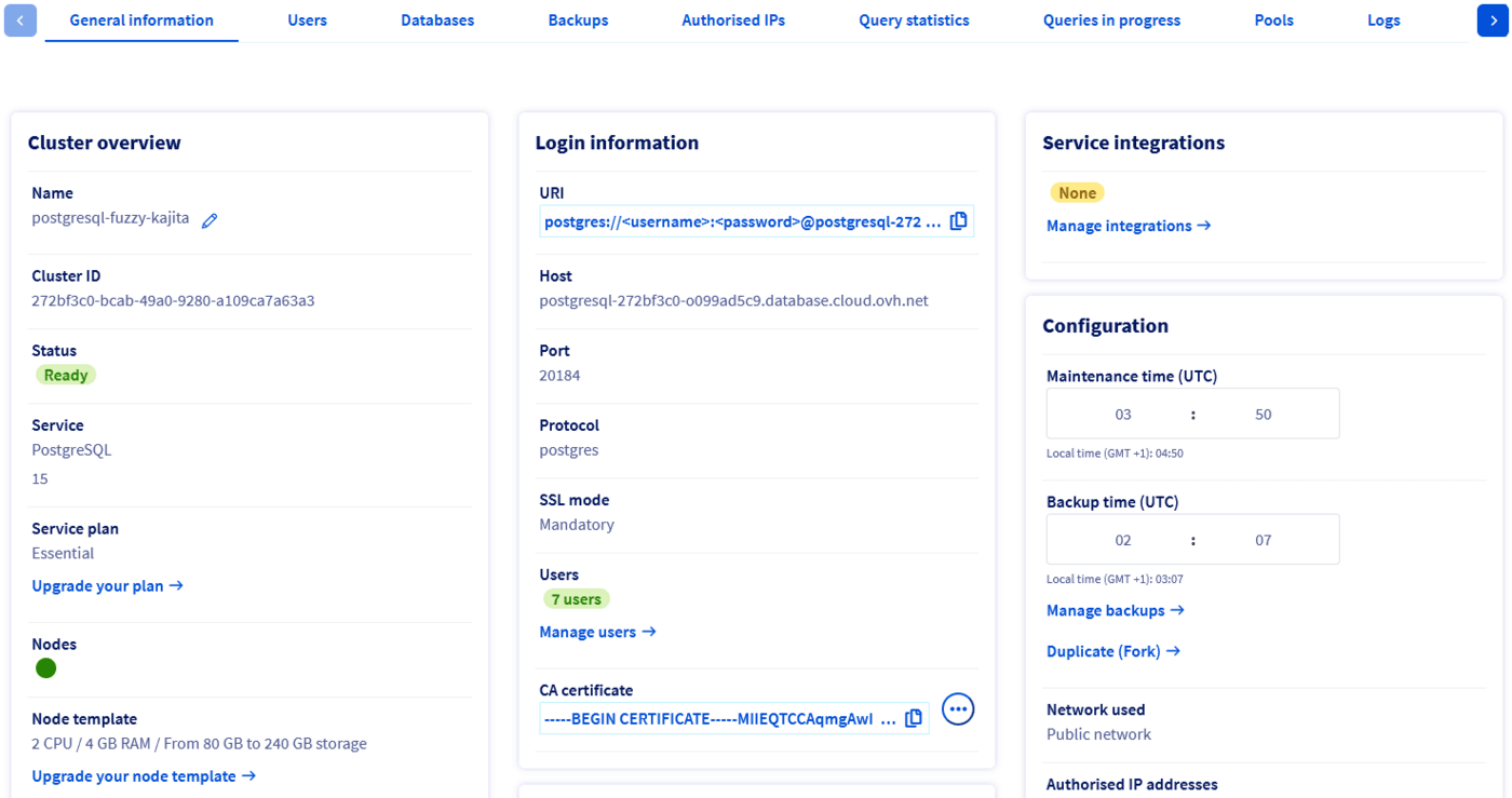 Service overview