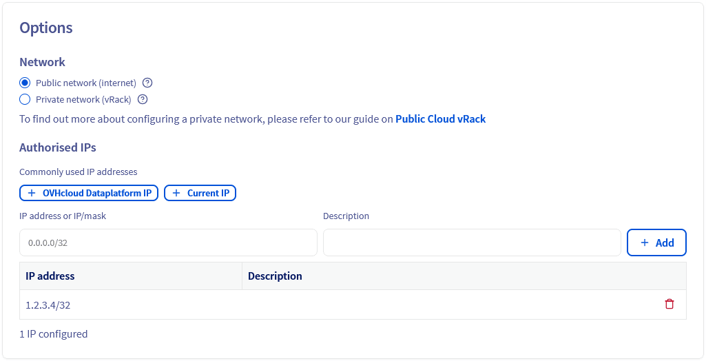 databases fork - select optional fields