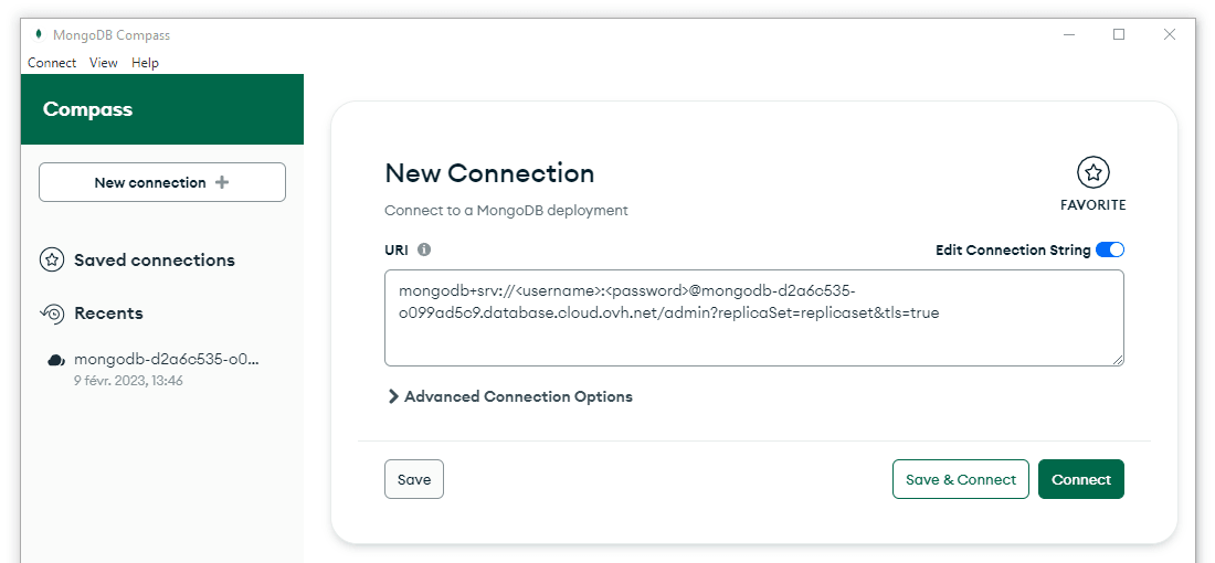 New connection