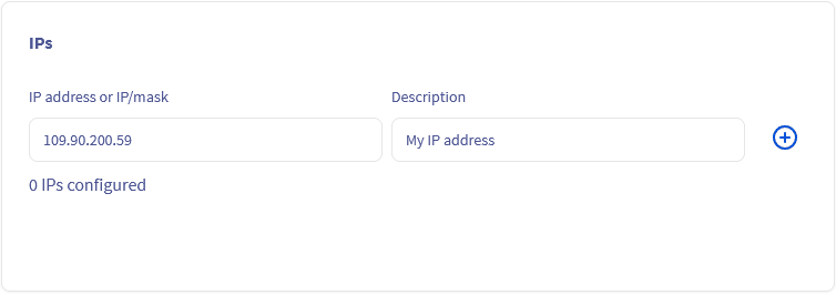 Add an IP