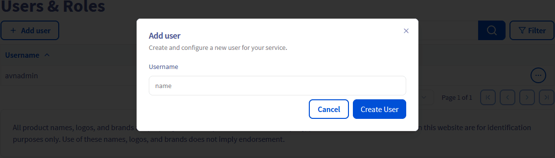 Add user