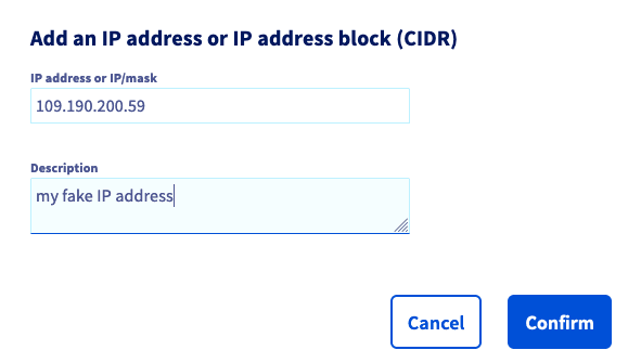 Add IP