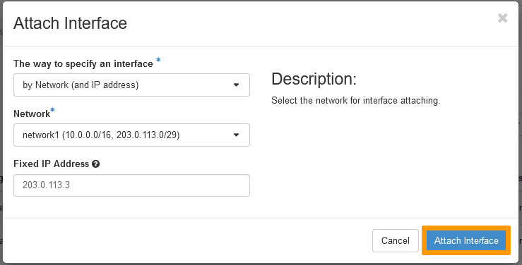 attach network