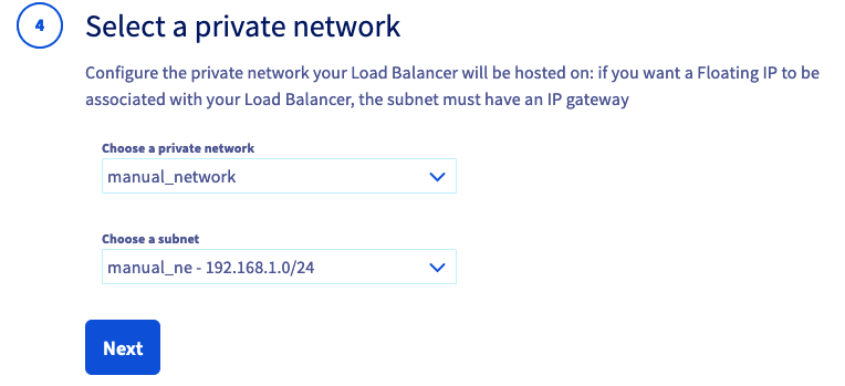 Network choice