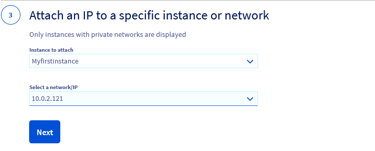select instance