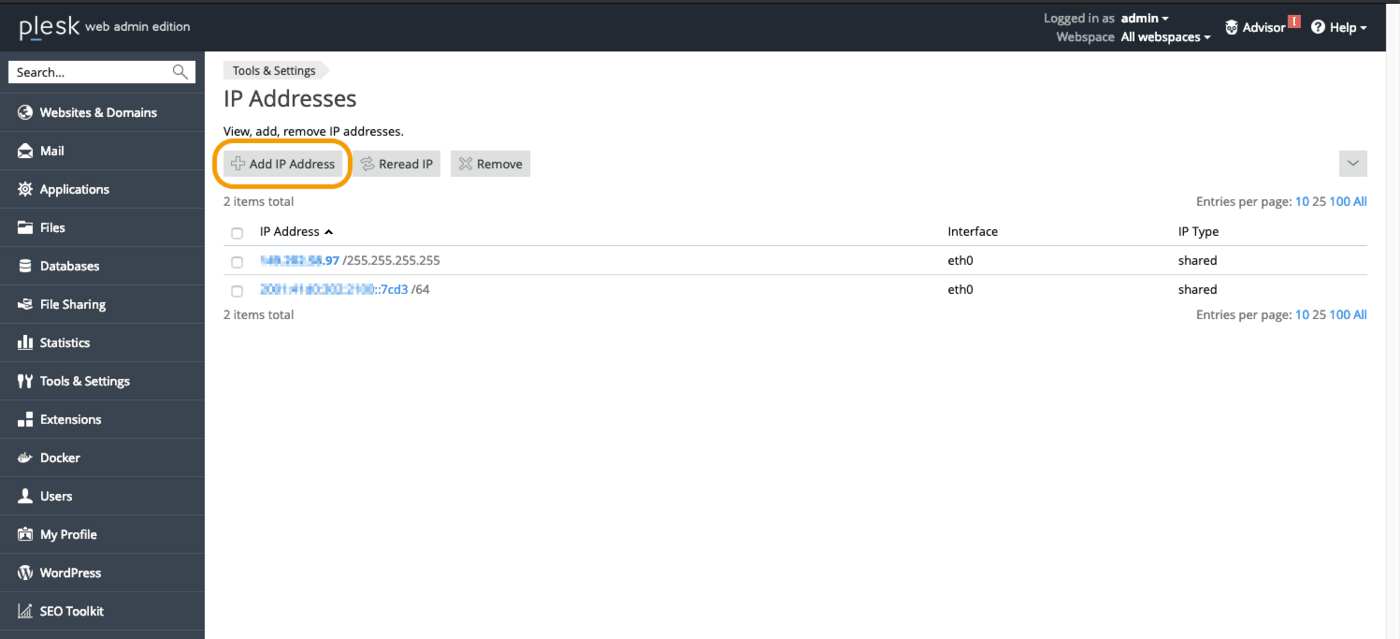 add ip information