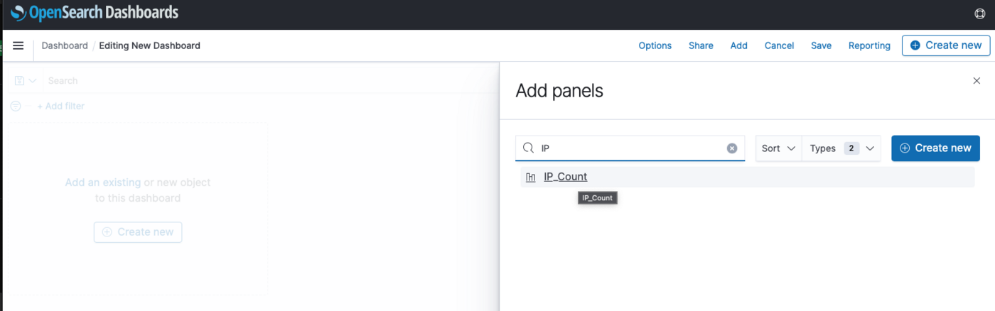 Reuse the created visualization