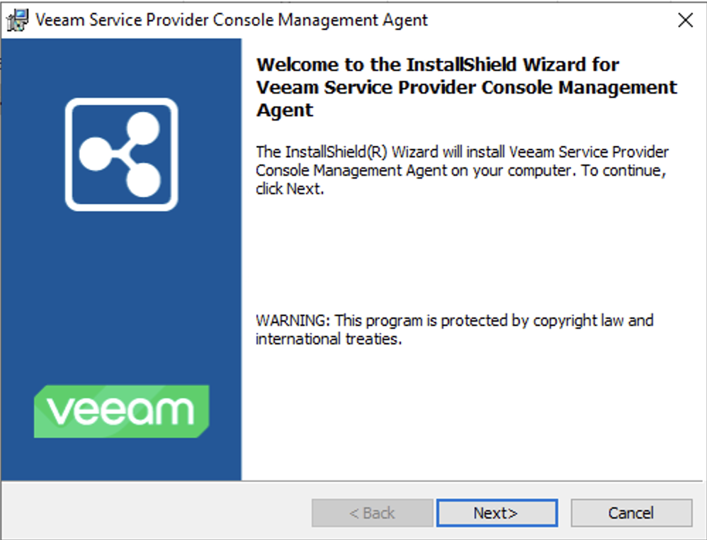 Backup Agent Schritt 01