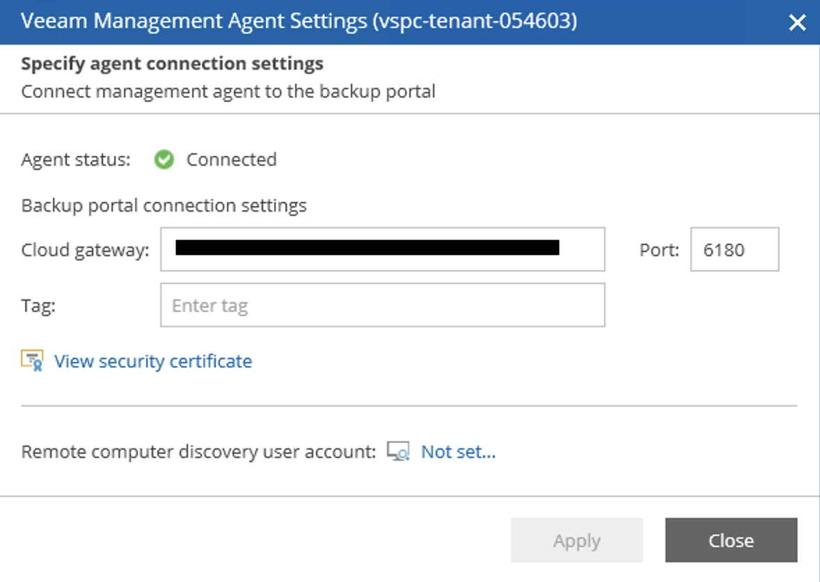 Backup Agent Schritt 07