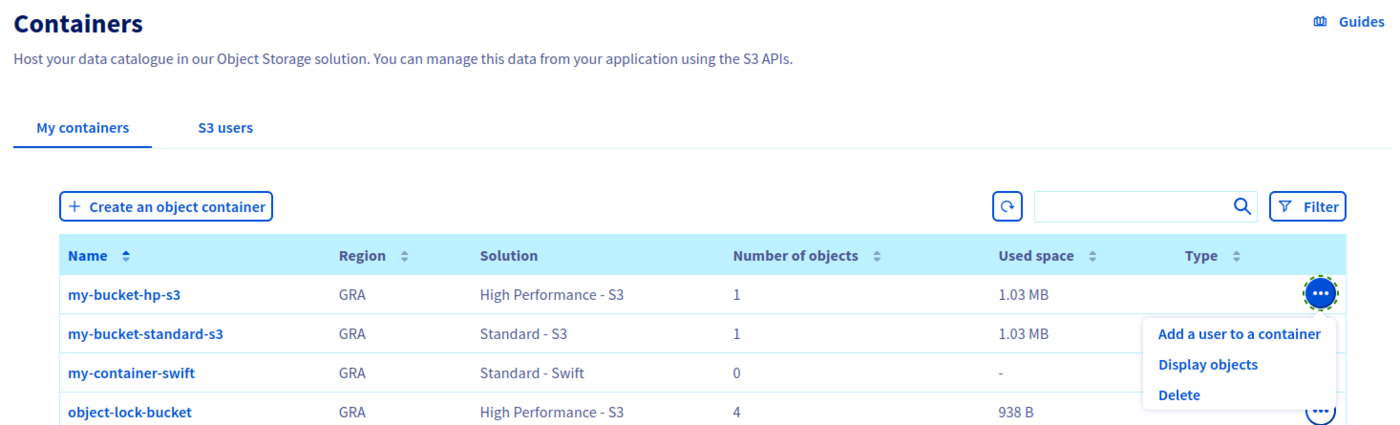 Add a user to a container