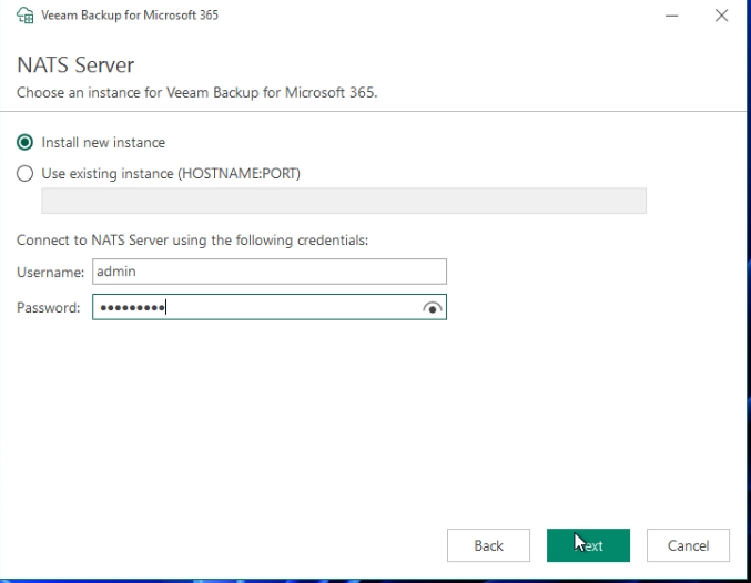 veeam backup exchange