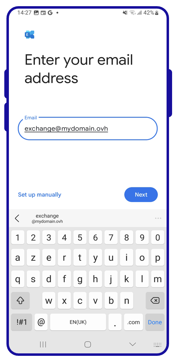 Exchange Android