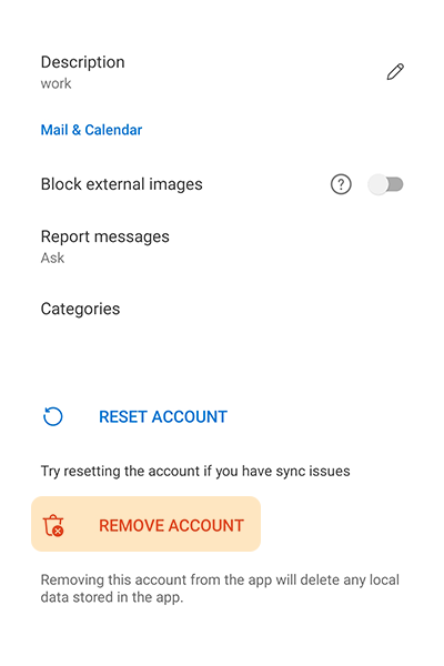 outlook android