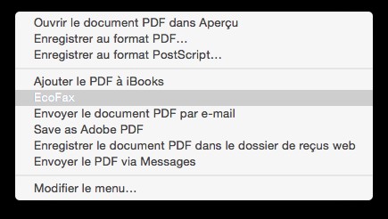 EcoFax macOS
