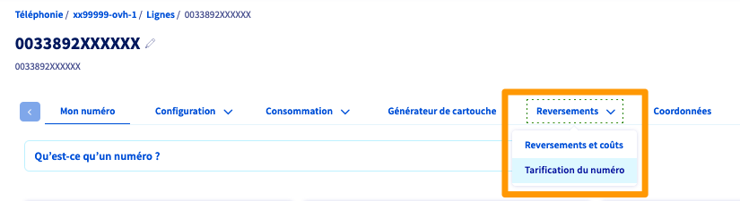 choix palier tarifaire