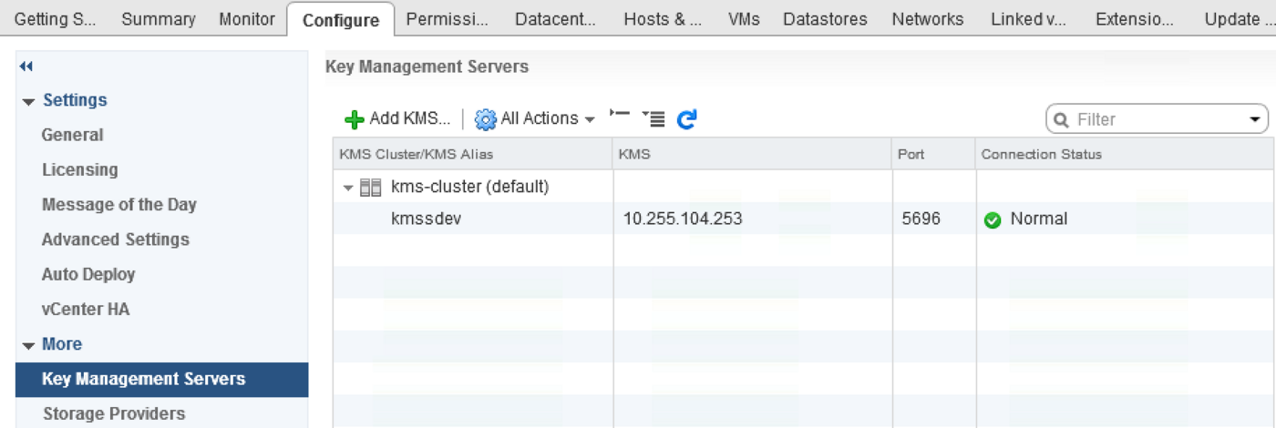 Verifica lo stato della connessione