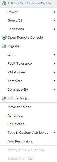 Start migration