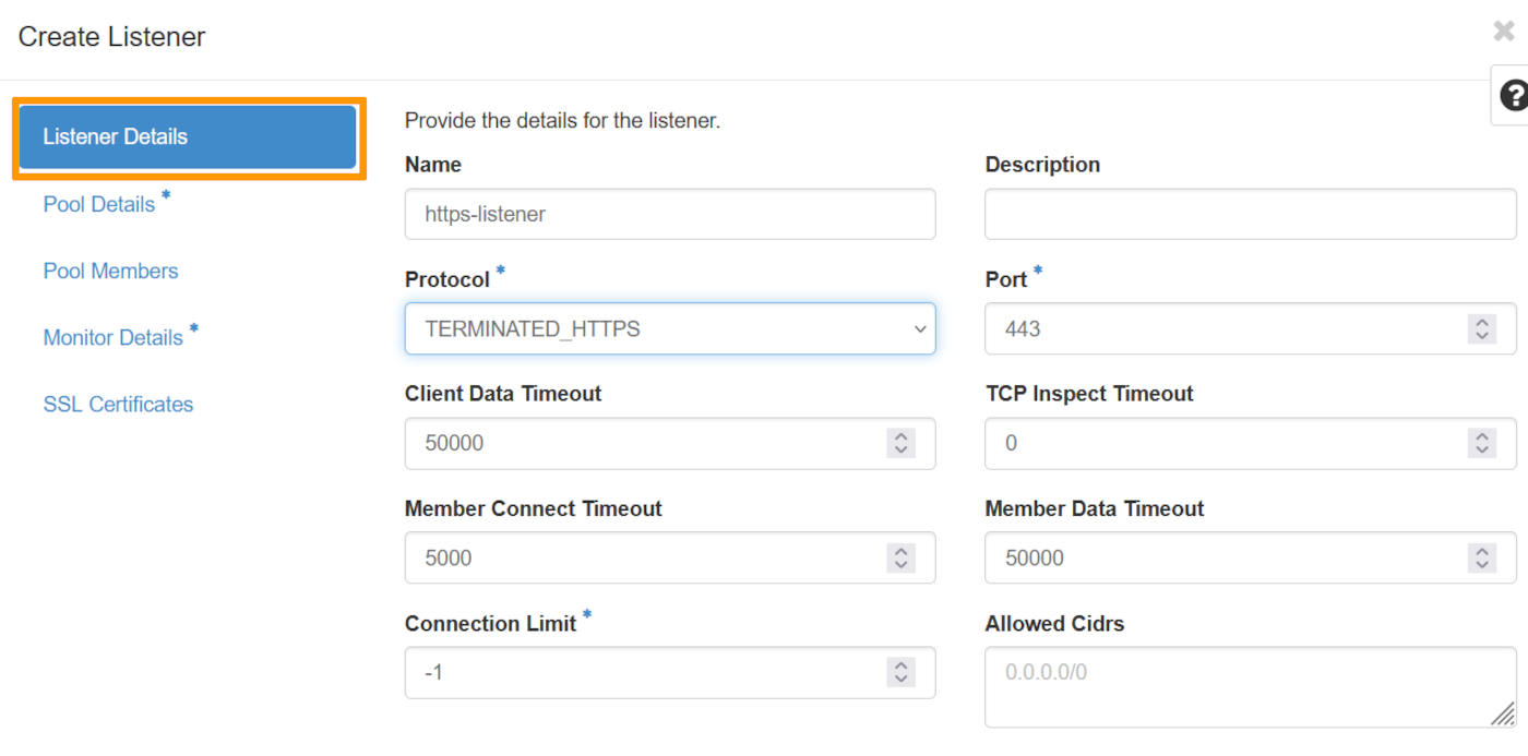 listeners https details