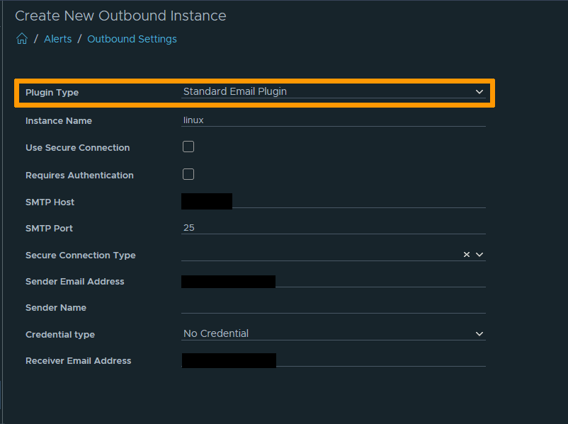Alert Configure