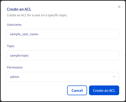 Define ACLs
