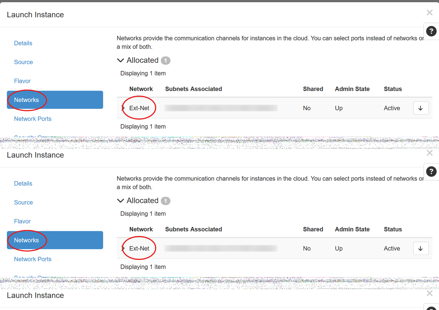 Import Public Key form in the Horizon Key Pairs section