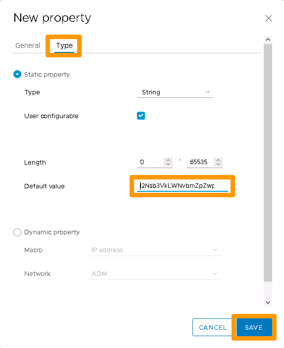 default value